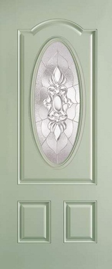 Metal Oval Woodbridge Platinum